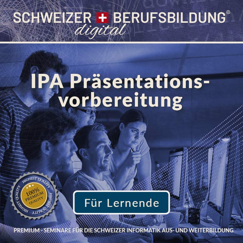 IPA Vorbereitung für die Präsentation für Lernende